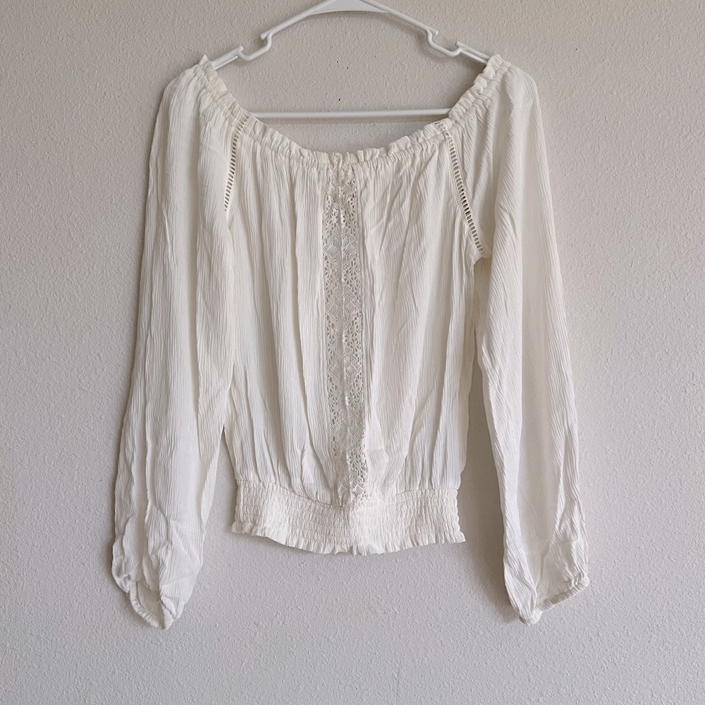 NWOT Aeropostale Long Sleeve Off Shoulder Blouse